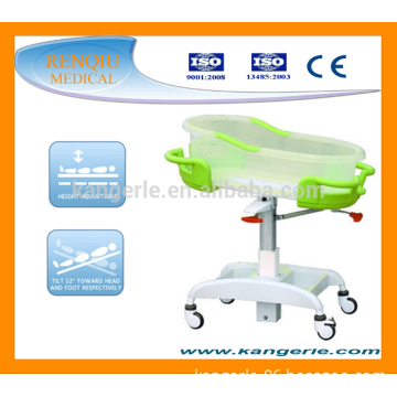 A42 ABS plastic hospital bed for baby / infant with function